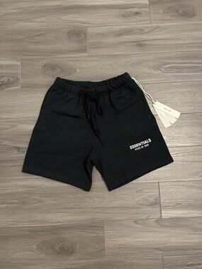 Essentials Fear of God Black FW24 Shorts Brand New